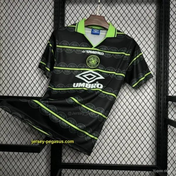 Retro Celtic Away Black Jersey