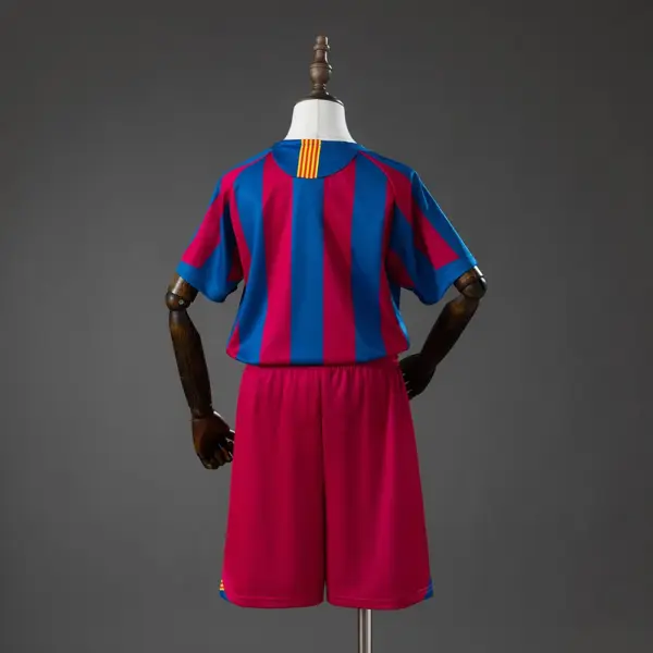 Barcelona Home (League Edition) Retro Kids Kit Jersey