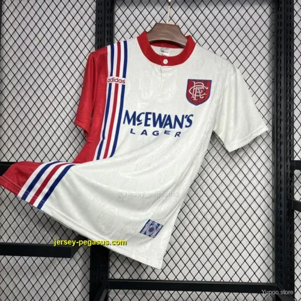 Retro Glasgow Rangers Away White Jersey