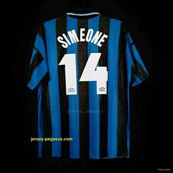 Retro Inter Milan Home Jersey With Patch
