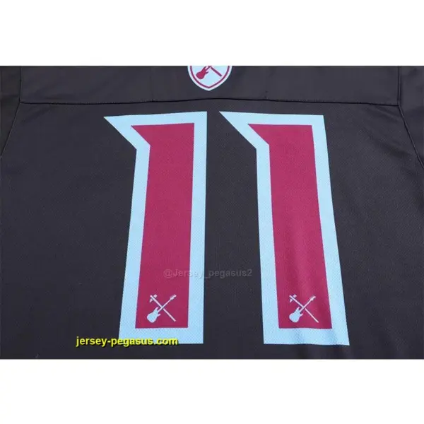Retro Iron Maiden X West Ham Black Jersey