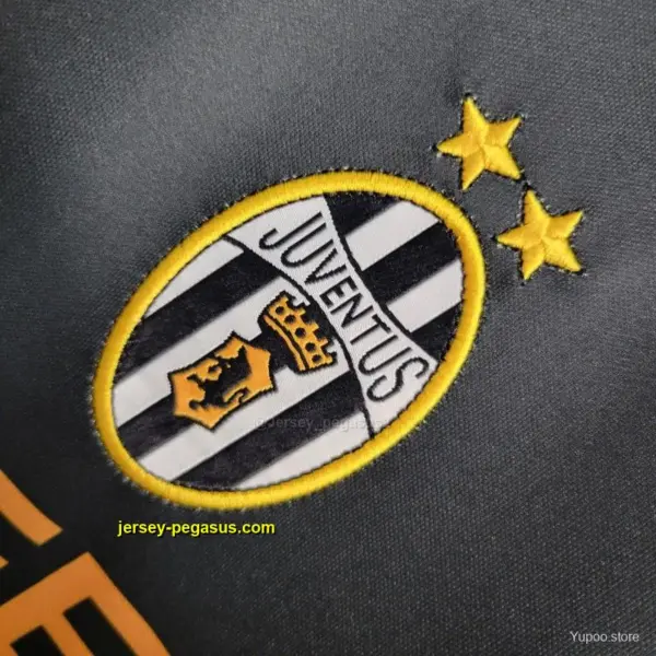 Retro Juventus Away Black Soccer Jersey