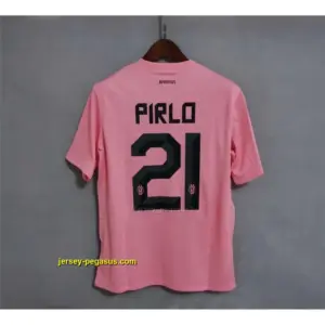 Retro Juventus Away Pink Jersey With Serie A Patch