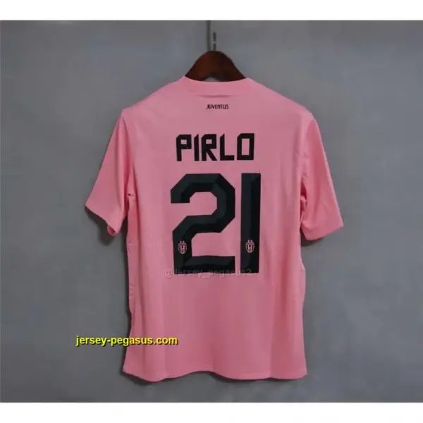 Retro Juventus Away Pink Jersey With Serie A Patch