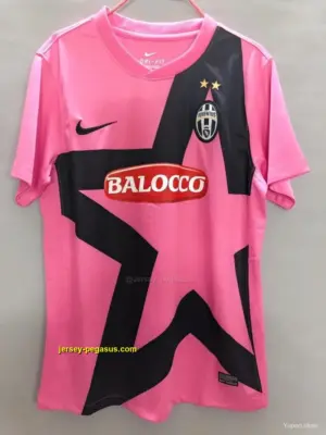 Retro Juventus Away Pink Soccer Jersey