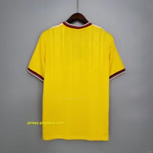 Retro Liverpool away yellow Soccer Jersey