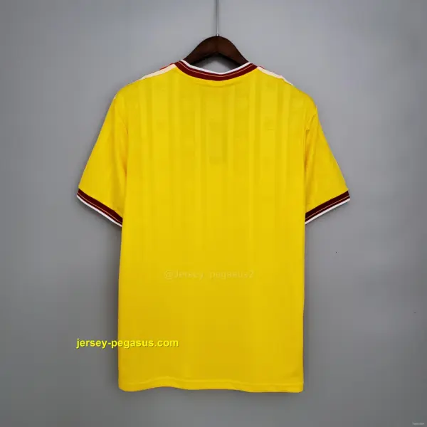 Retro Liverpool away yellow Soccer Jersey