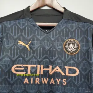 Retro Manchester City Away Black Jersey
