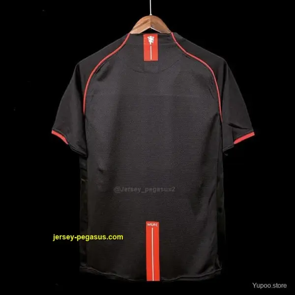 Retro Manchester United Away Black Jersey