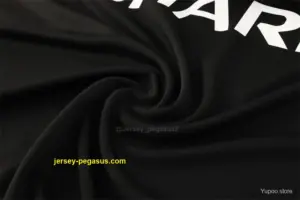 Retro Manchester United Black Half Zipper Jacket