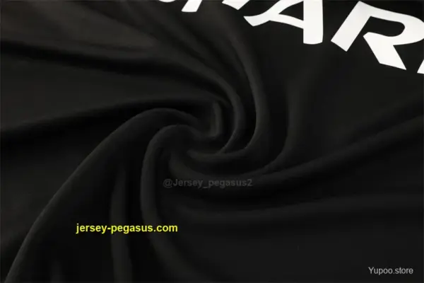 Retro Manchester United Black Half Zipper Jacket