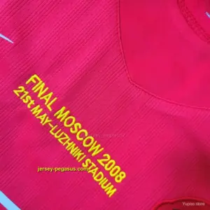 Retro Manchester United Champions League Version Home Jersey