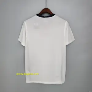 Retro Manchester United League Edition away White Soccer Jersey