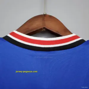 Retro Manchester United away blue Soccer Jersey