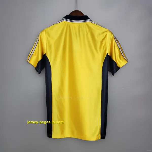 Retro Marseille away yellow Soccer Jersey