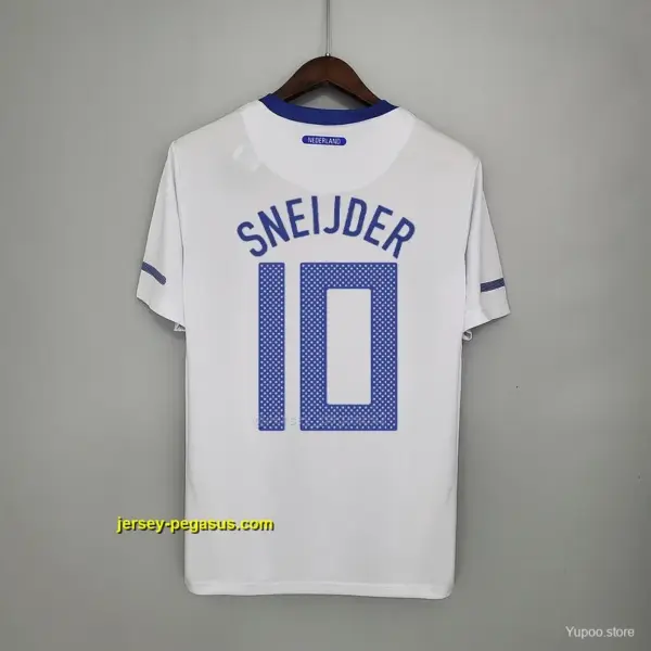 Retro Netherlands 2010 away Soccer Jersey
