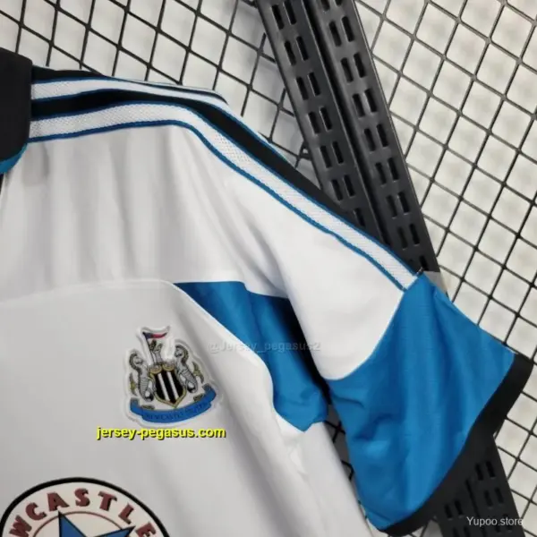 Retro Newcastle United Away White Jersye