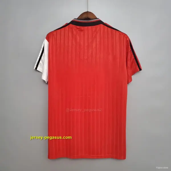 Retro Rangers Red and White Soccer Jersey