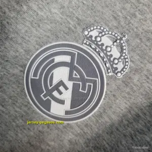 Retro Real Madrid Away Grey Soccer Jersey