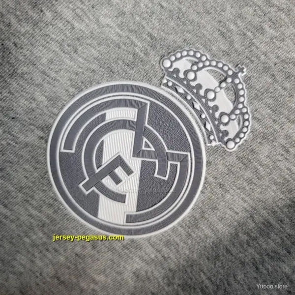 Retro Real Madrid Away Grey Soccer Jersey