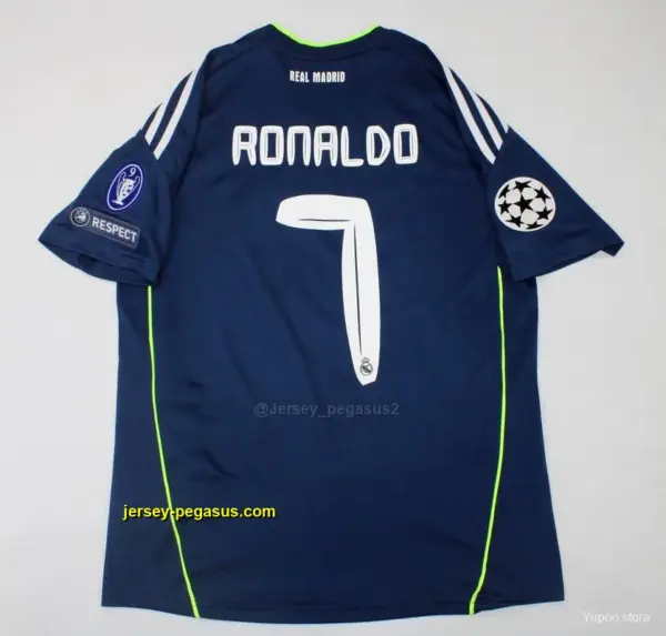 Retro Real Madrid Away Navy Cristiano Ronaldo Jersey