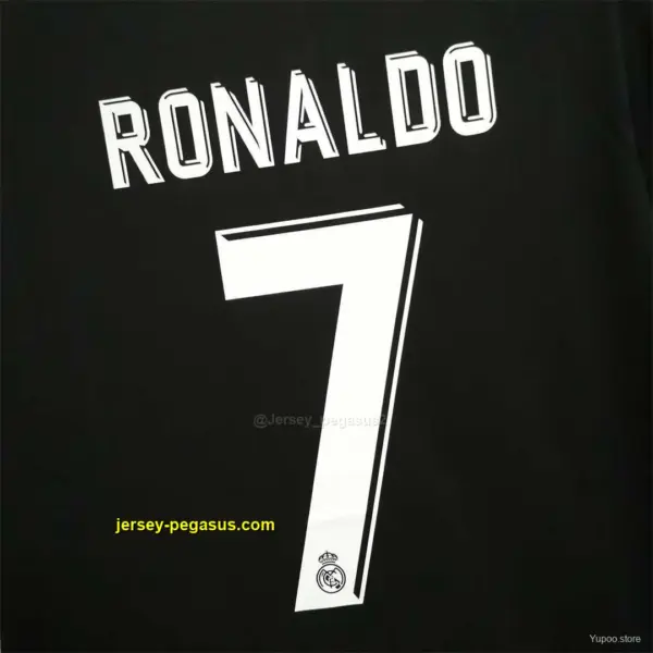 Retro Real Madrid Away Soccer Jersey With Full Patch