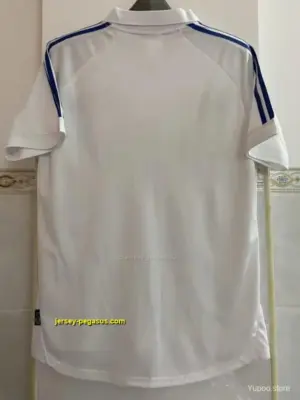 Retro Real Madrid Home Jersey League Version With Sponsor