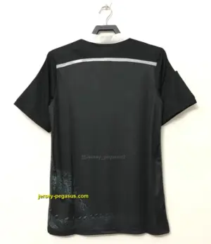 Retro Real Madrid Third Dragon Black Soccer Jersey