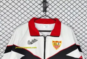 Retro Sevilla WhiteBlackRed Windbreaker