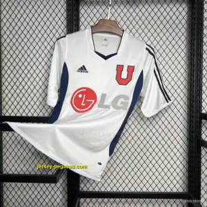 Retro Universidad De Chile Away White Jersey