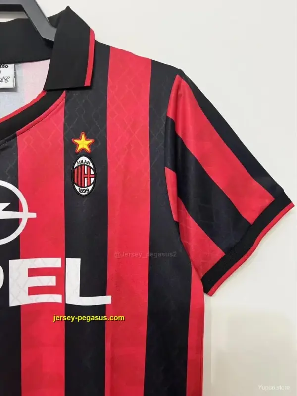 RetroAC Milan Home Soccer Jersey