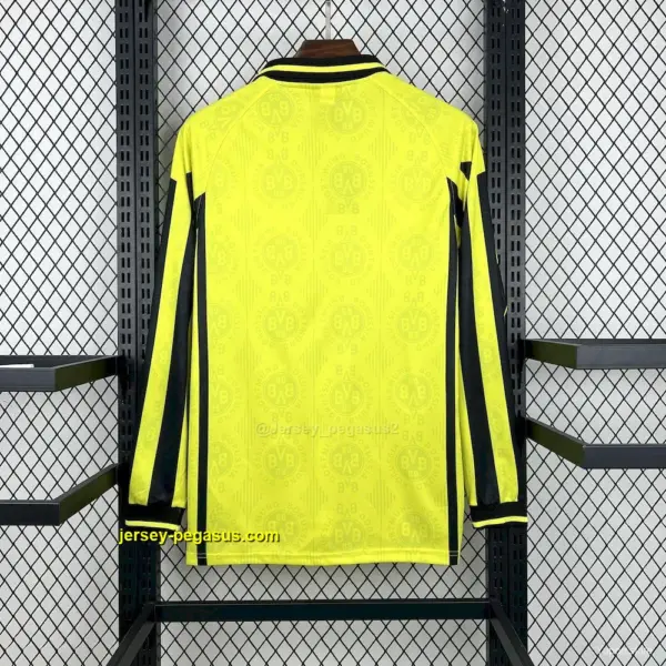 19 Retro Borussia Dortmund Home Long Sleeves Jersey