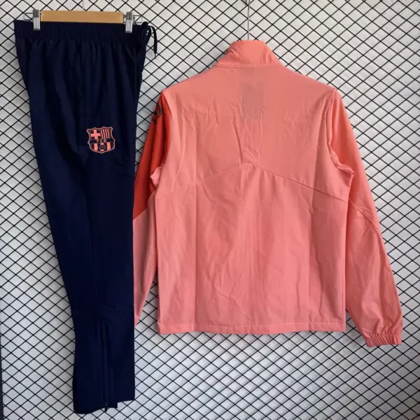 B- pink windbreaker jacket+pants