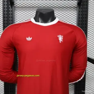 Player Version 2026 Manchester United Red Long Sleeve Adidas Originals Retro Spe
