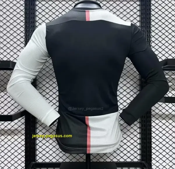 Player Version Juventus Home Long Sleeve Retro Jersey