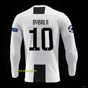 Player Version Retro Juventus Home Long Sleeve Jersey