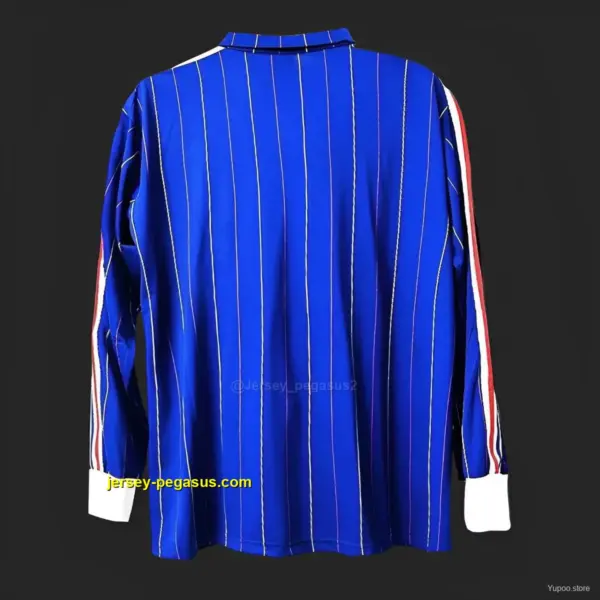 Retro 1982 France Home Long Sleeve Jersey