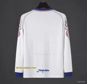 Retro 1998 Japan White Long Sleeve Jersey