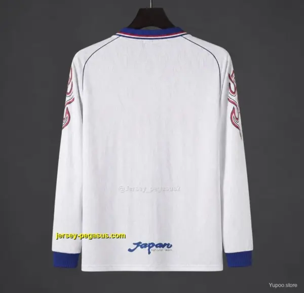 Retro 1998 Japan White Long Sleeve Jersey
