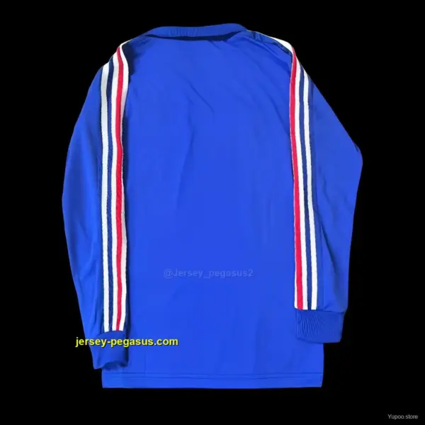 Retro 2004 France Home Long Sleeve Jersey
