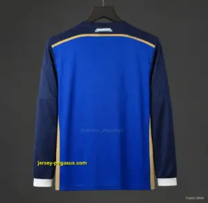 Retro 2014 Argentina Home Long Sleeve Soccer Jersey