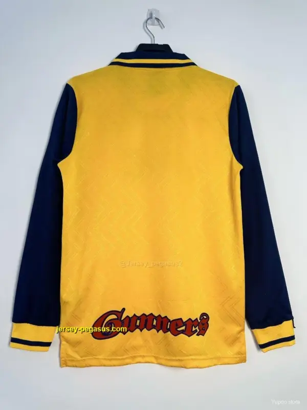 Retro Arsenal Away Yellow Long Sleeve Jeresy