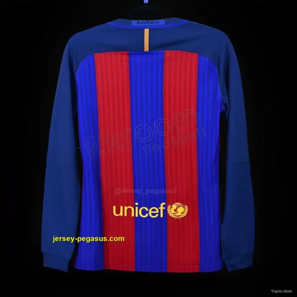 Retro Barcelona Home Long Sleeve Jersey