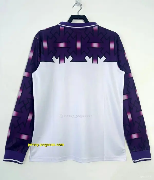 Retro Fiorentina Away Long Sleeve Jersey