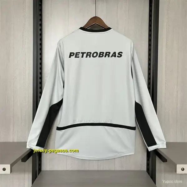 Retro Flamengo Grey Goalkeeper Long Sleeve Grey Jersey