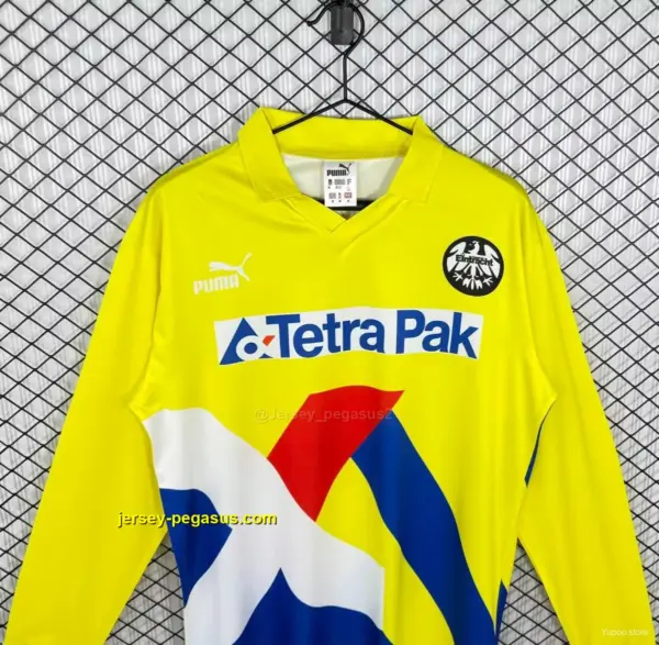 Retro Frankfurt Away Yellow Long Sleeve Jersey