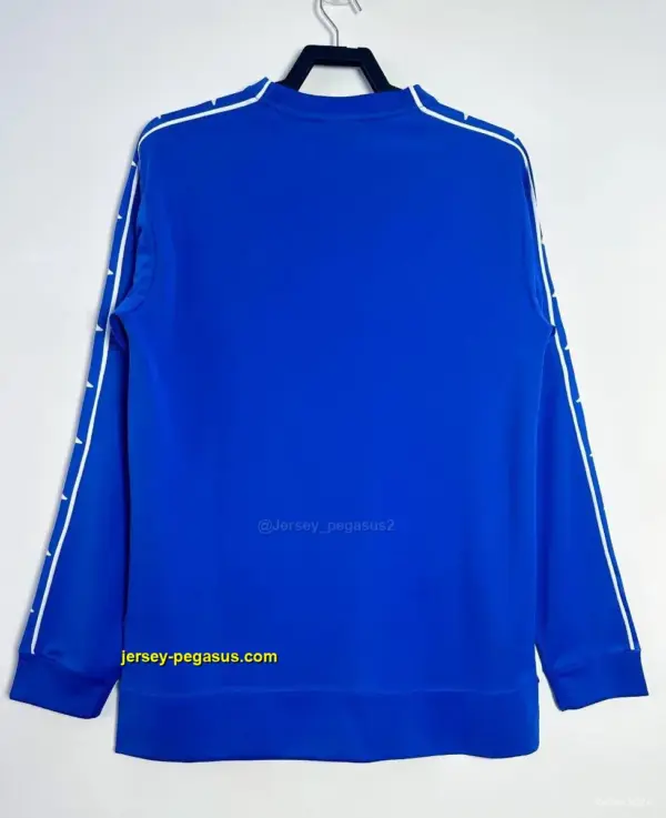 Retro Juventus Away Long Sleeve Blue Jersey
