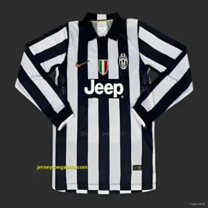 Retro Juventus Home Long Sleeve Jersey