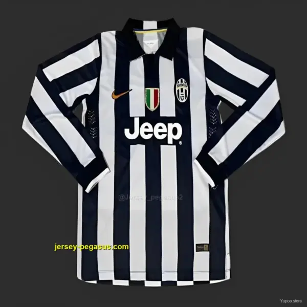 Retro Juventus Home Long Sleeve Jersey
