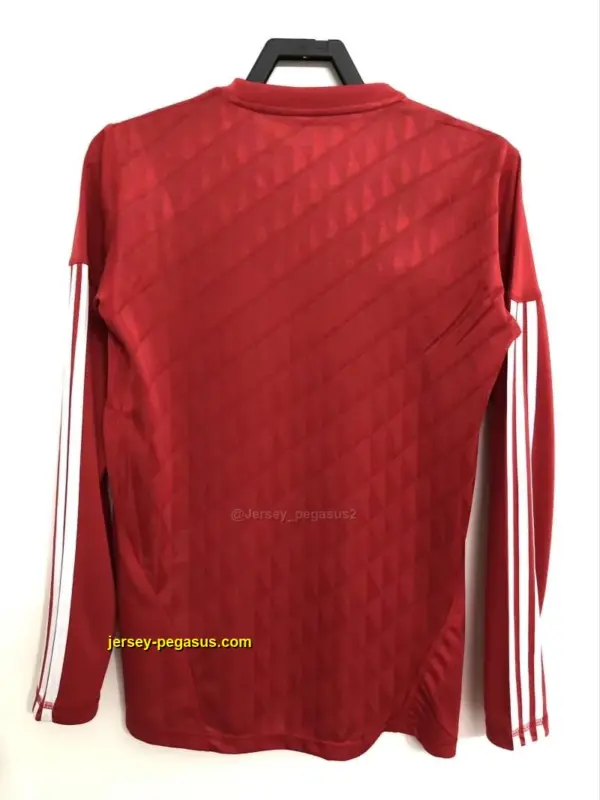 Retro Liverpool Home Long Sleeve Soccer Jersey